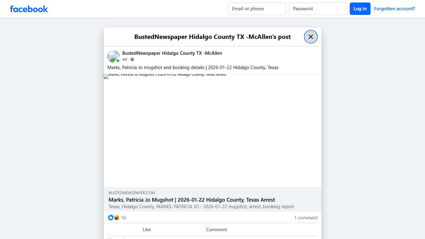 Marks,... - BustedNewspaper Hidalgo County TX -McAllen Facebook