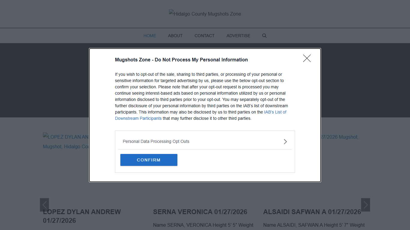 Hidalgo County Mugshots Zone